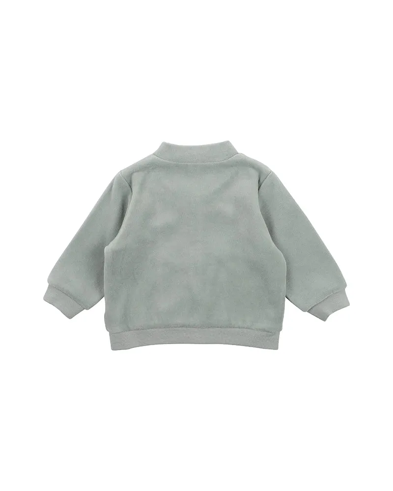 Bebe Atlas Velour Jacket - Sage (Size 000-2)