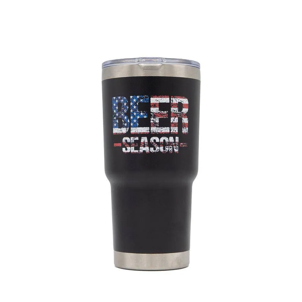 Beer Season 20oz Tumbler - Black