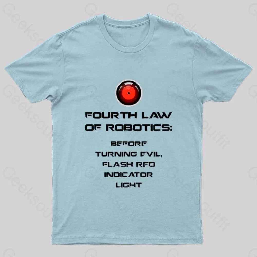 Before Turning Evil Flash Red Indicator Light Geek T-Shirt