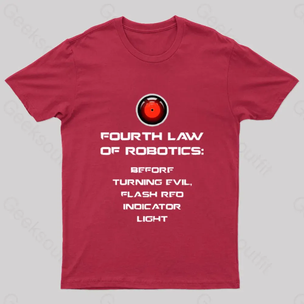 Before Turning Evil Flash Red Indicator Light Geek T-Shirt