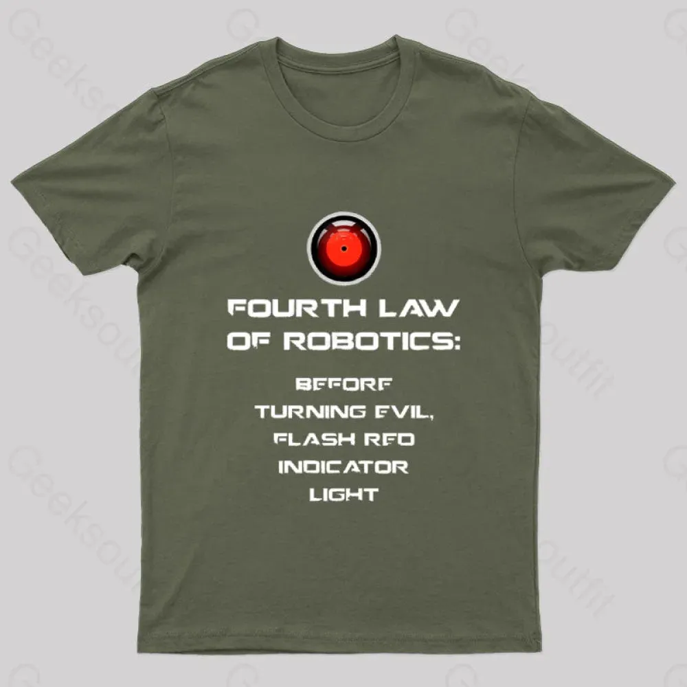 Before Turning Evil Flash Red Indicator Light Geek T-Shirt