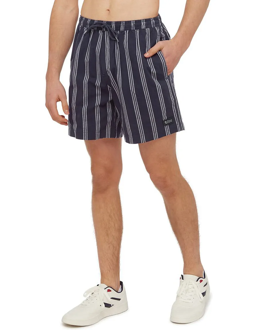 Ben Sherman Stripe Marine Elastic Shorts