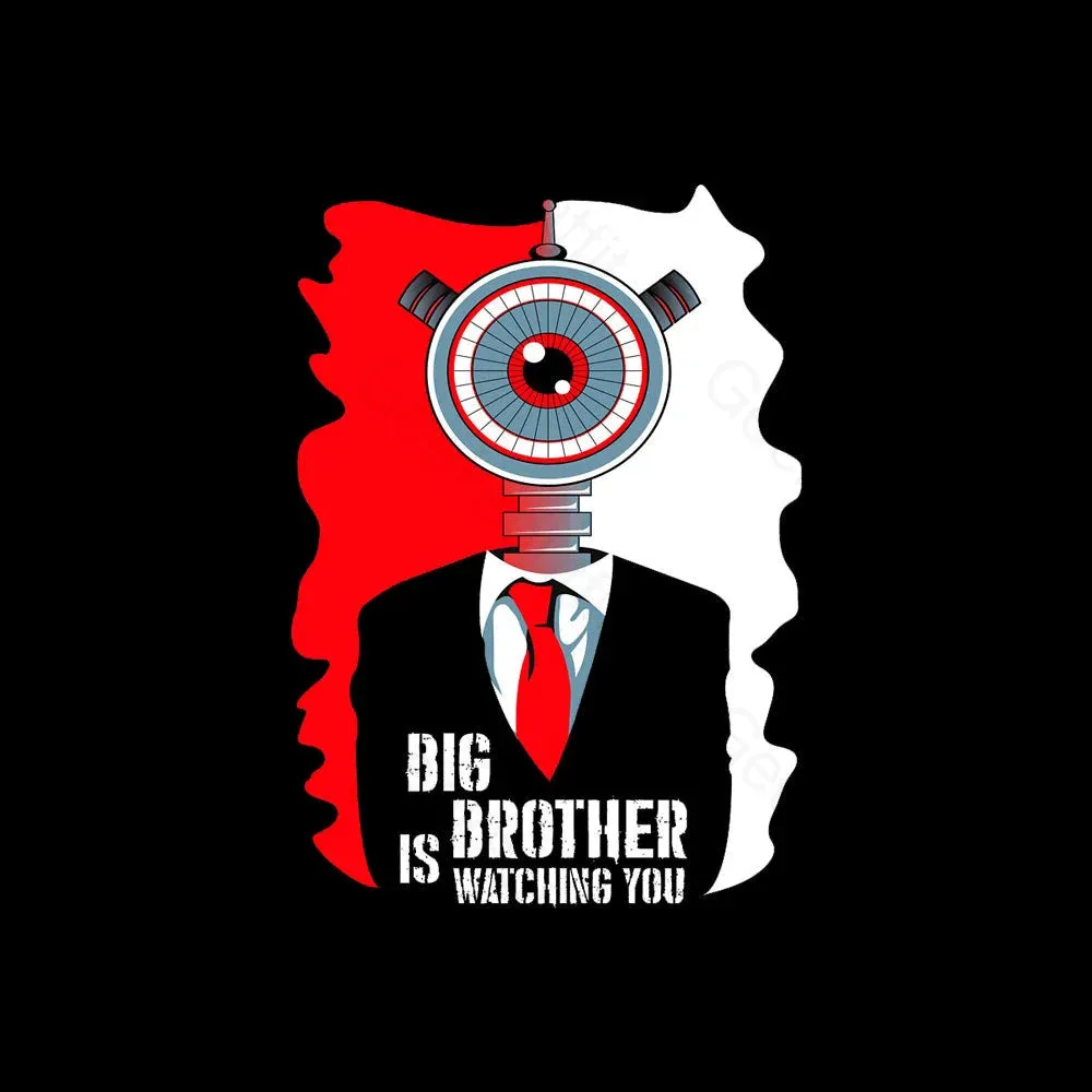 Big Brother Is Watching You Nerd T-Shirt