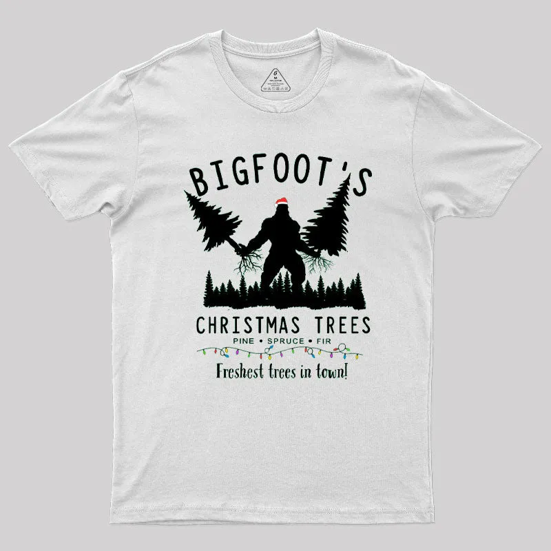 Bigfoot's Christmas Trees T-Shirt