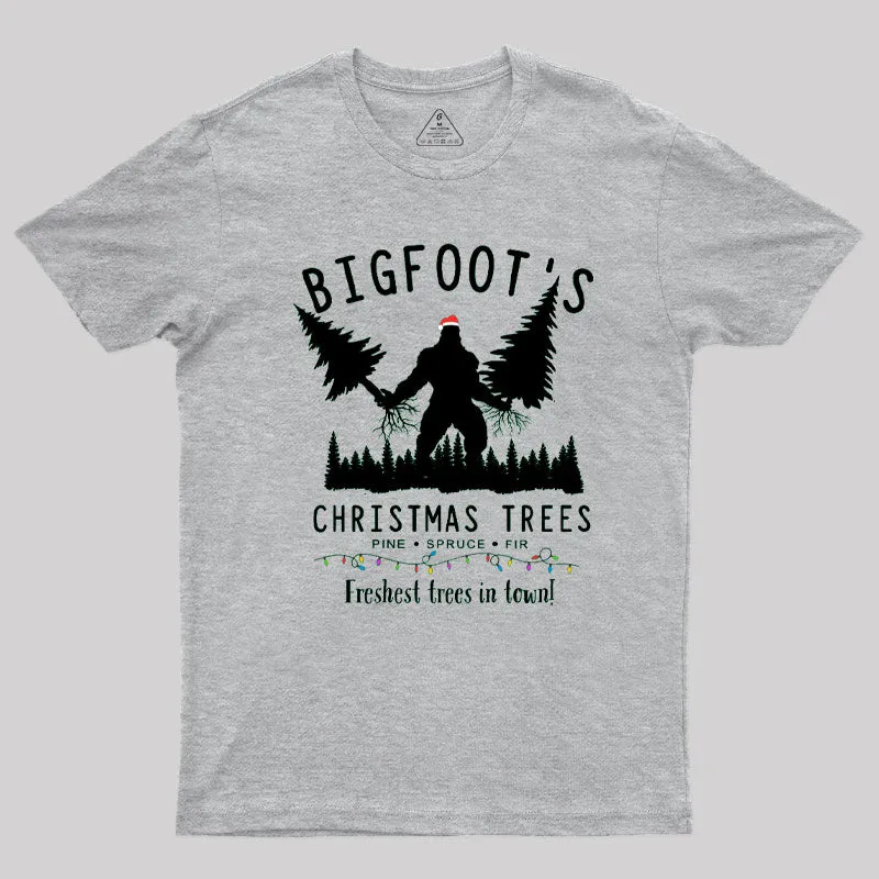 Bigfoot's Christmas Trees T-Shirt