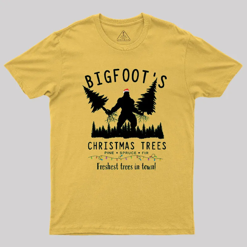 Bigfoot's Christmas Trees T-Shirt