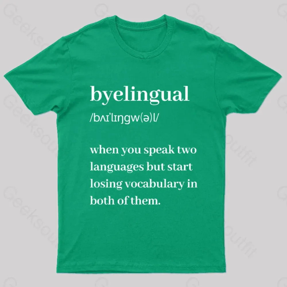 Bilingual Definition Geek T-Shirt