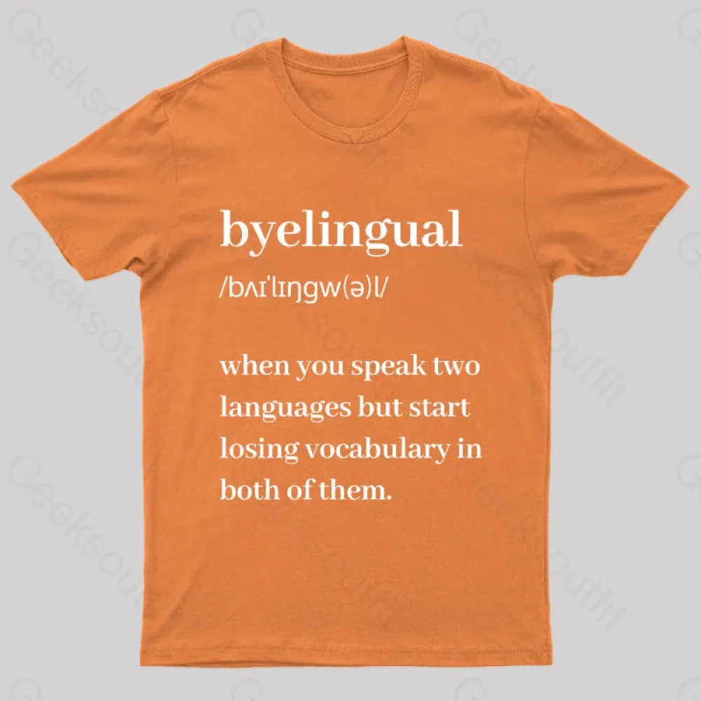 Bilingual Definition Geek T-Shirt