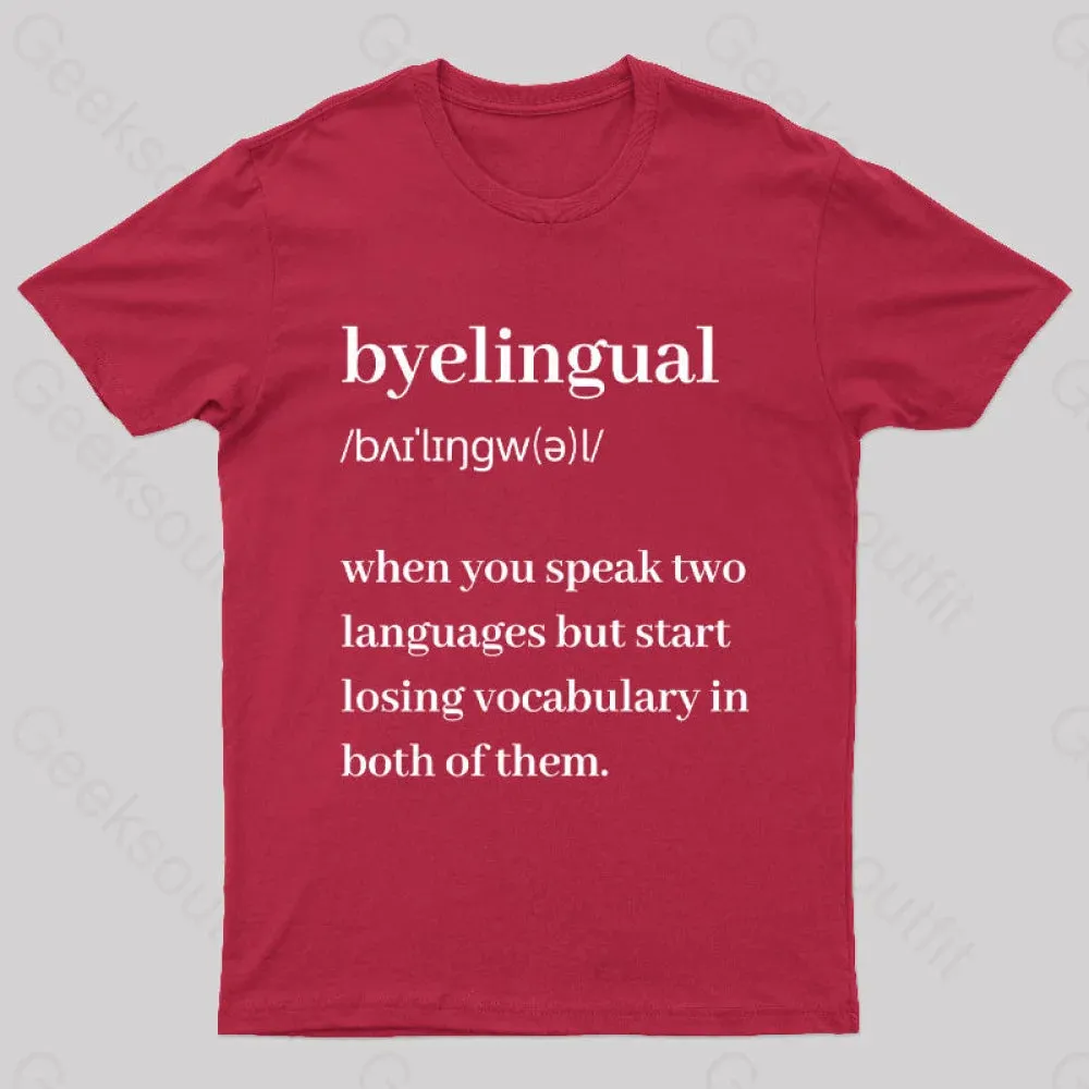 Bilingual Definition Geek T-Shirt