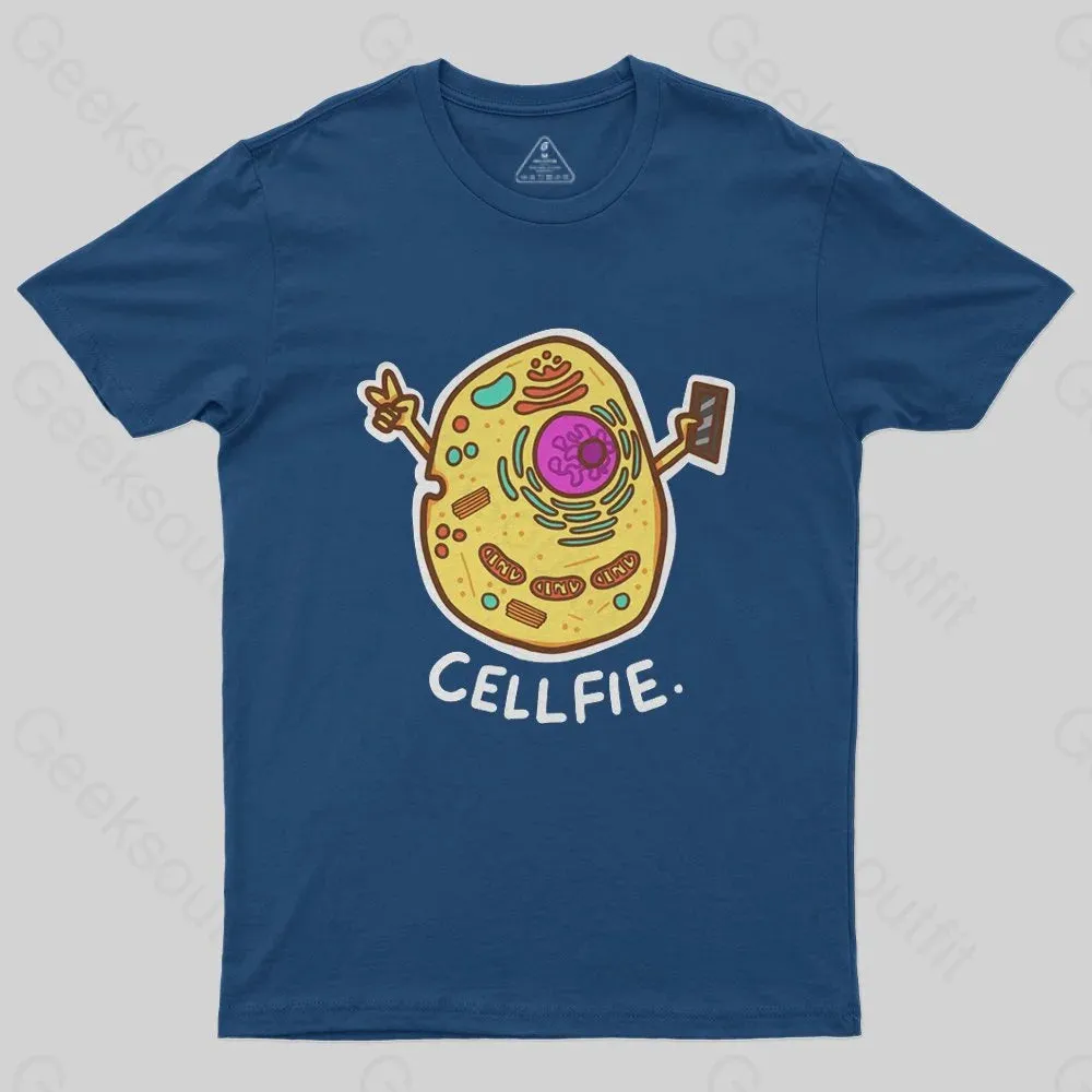 Biology pun Cell-Fie T-Shirt