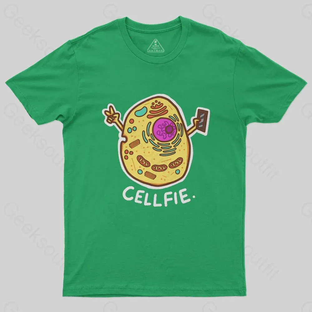 Biology pun Cell-Fie T-Shirt