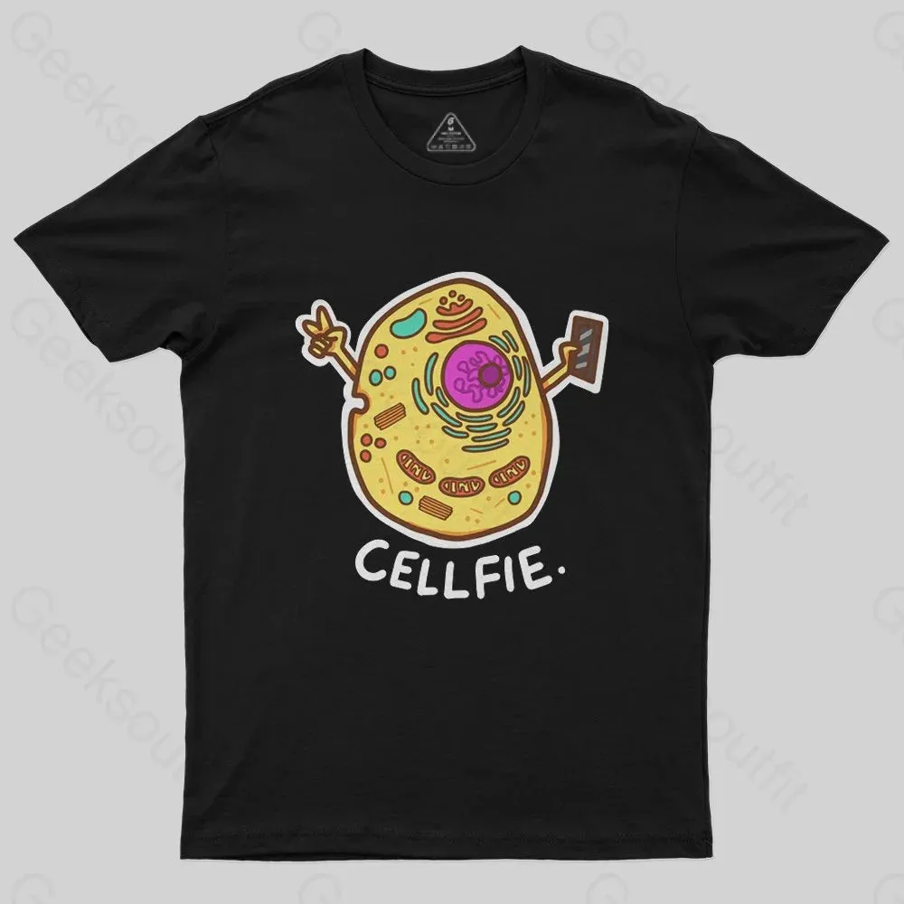 Biology pun Cell-Fie T-Shirt