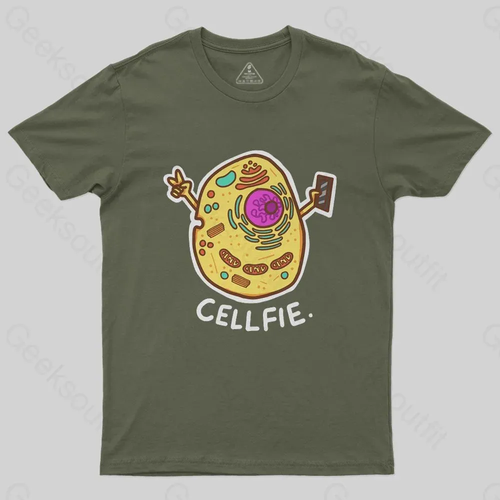 Biology pun Cell-Fie T-Shirt