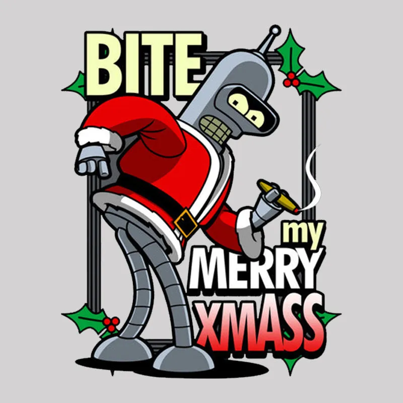 Bite my Merry XmASS Geek T-Shirt