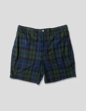 BLACK WATCH MADRAS SWIM TRUNKS