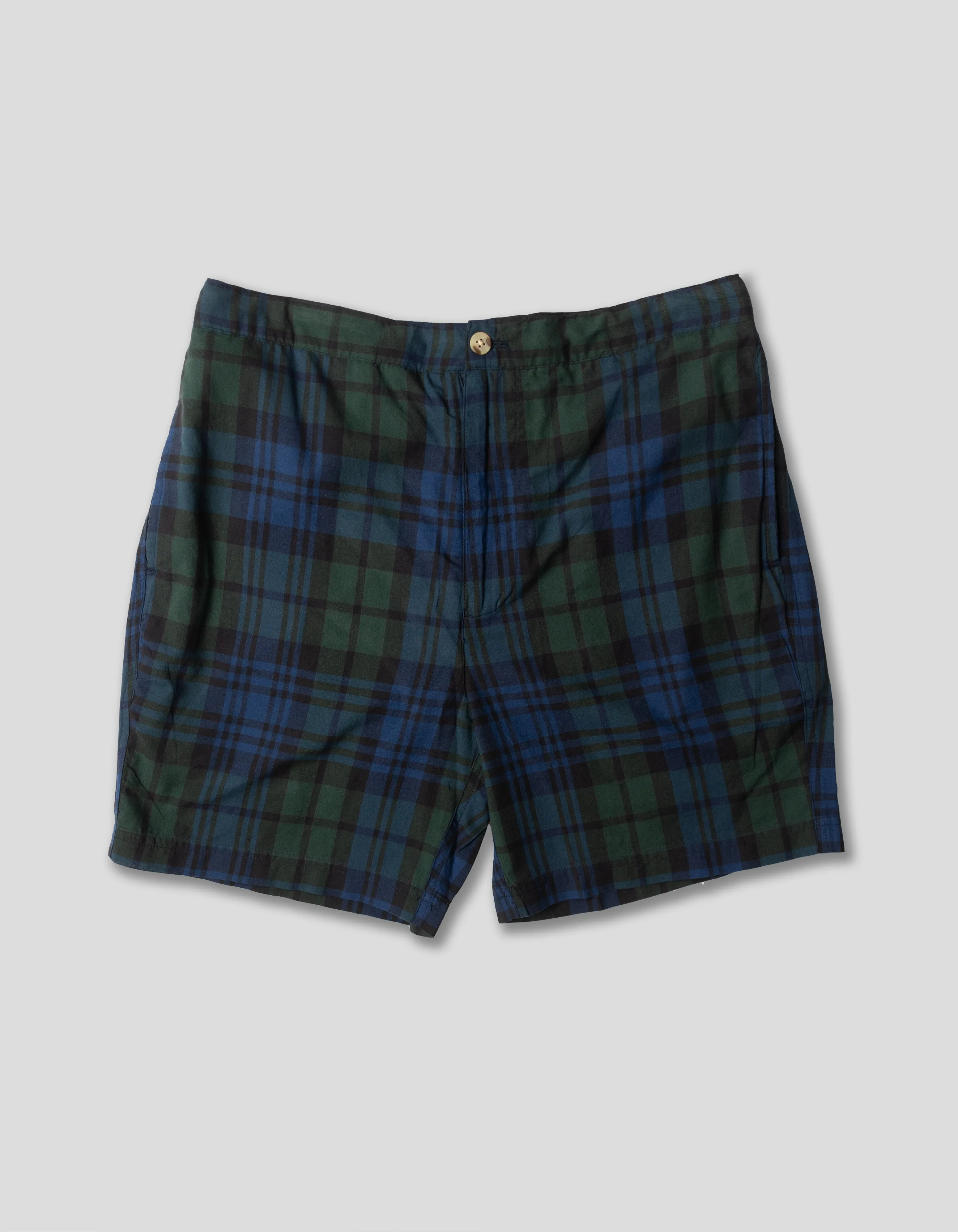 BLACK WATCH MADRAS SWIM TRUNKS