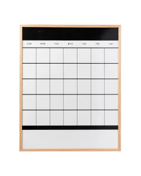 Block Compact Monthly Calendar