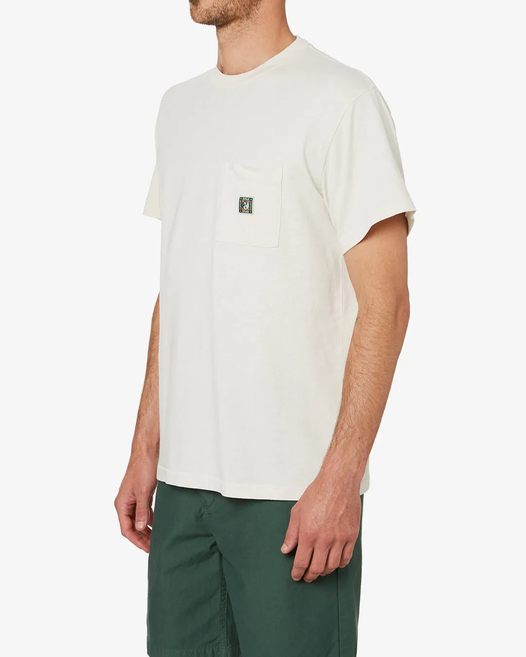 Canyon Pocket Tee (Box Fit) -  Dirty White