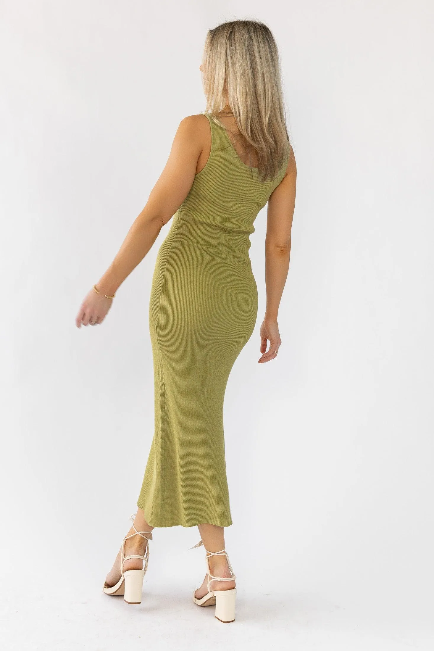 Carlene Green Knit Dress