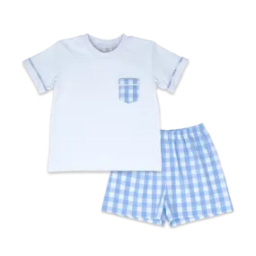 Charlie Short Set | Baldwin Blue Buffalo Check (5, 6)