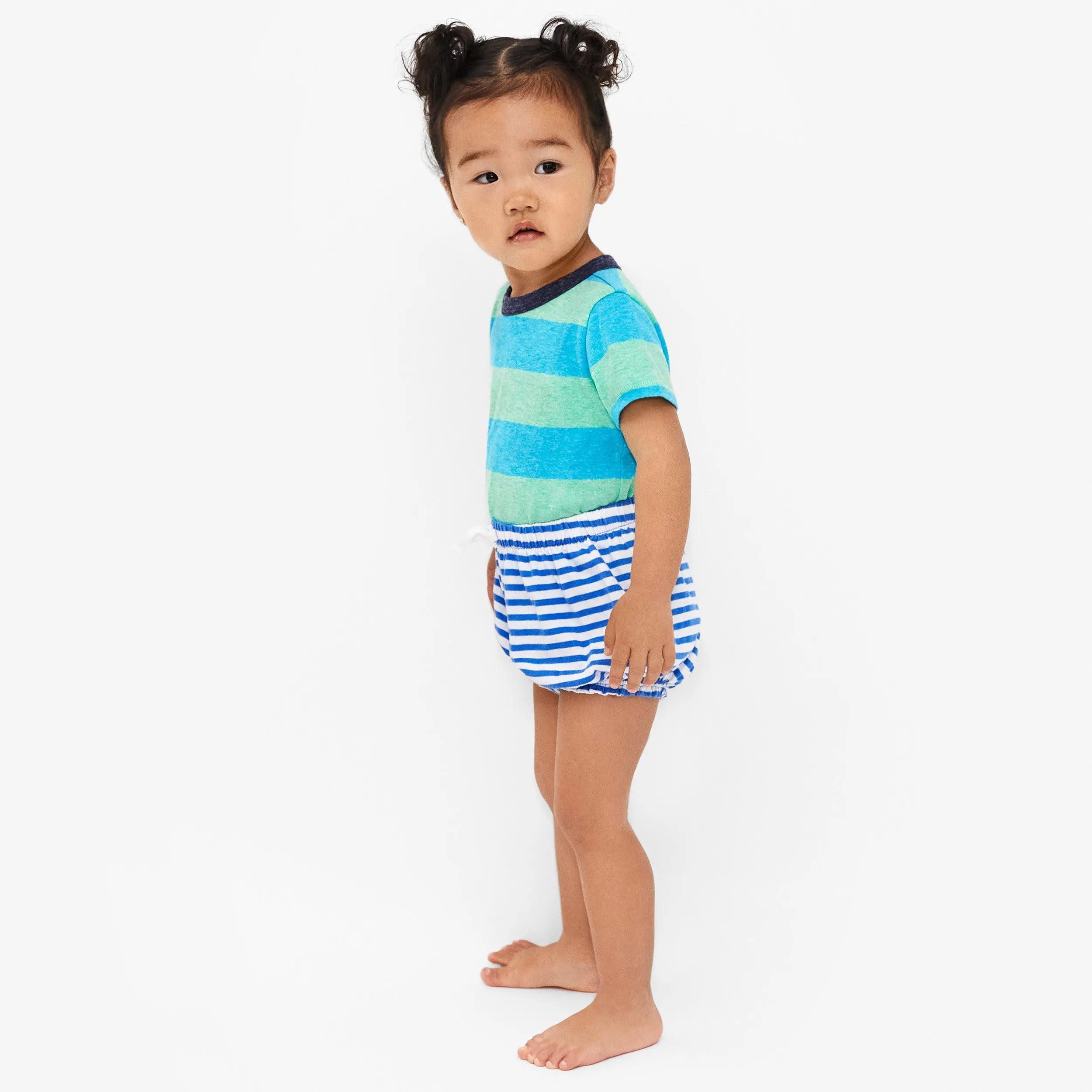 Clearance baby heathered stripe tee