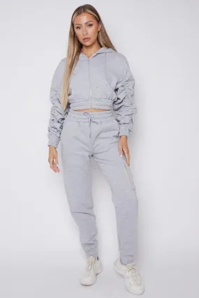 Cropped Boxy Hoodie & Cuffed Joggers