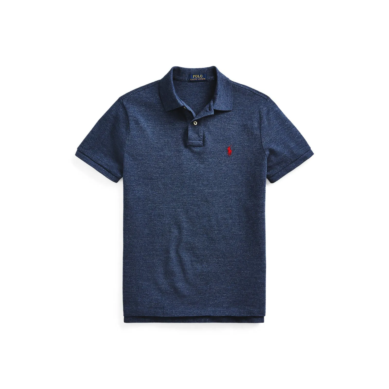 Custom Fit Mesh Polo - Royal Blue Marle