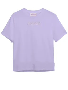 DAIGE logo t-shirt - Parma lilac