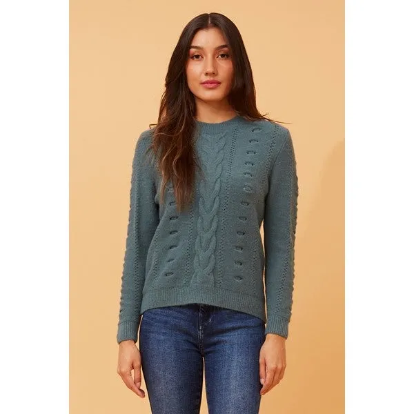 ELERI CABLE KNIT JUMPER