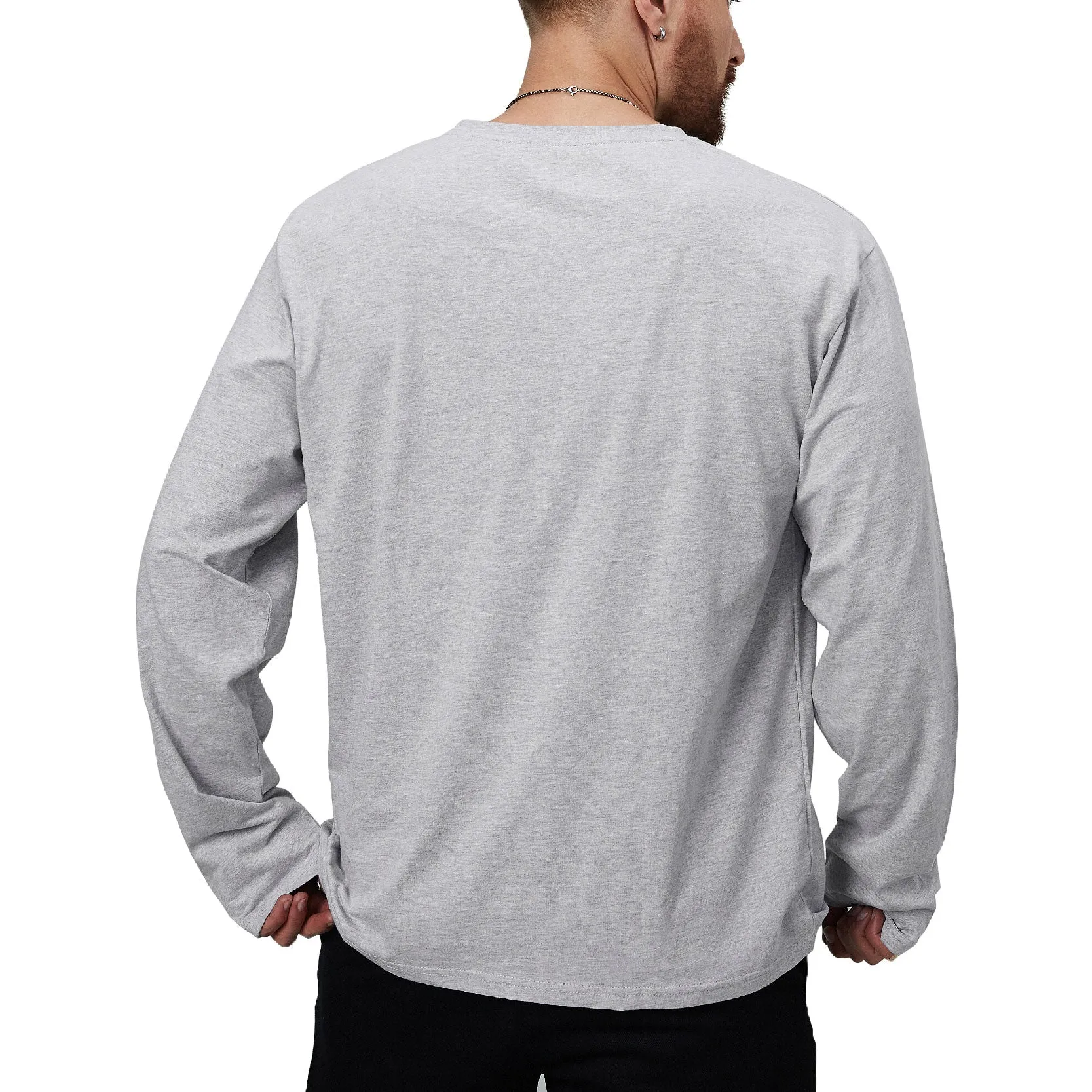 ESSENTIALS POCKET GRAPHIC LONG SLEEVE T-SHIRT