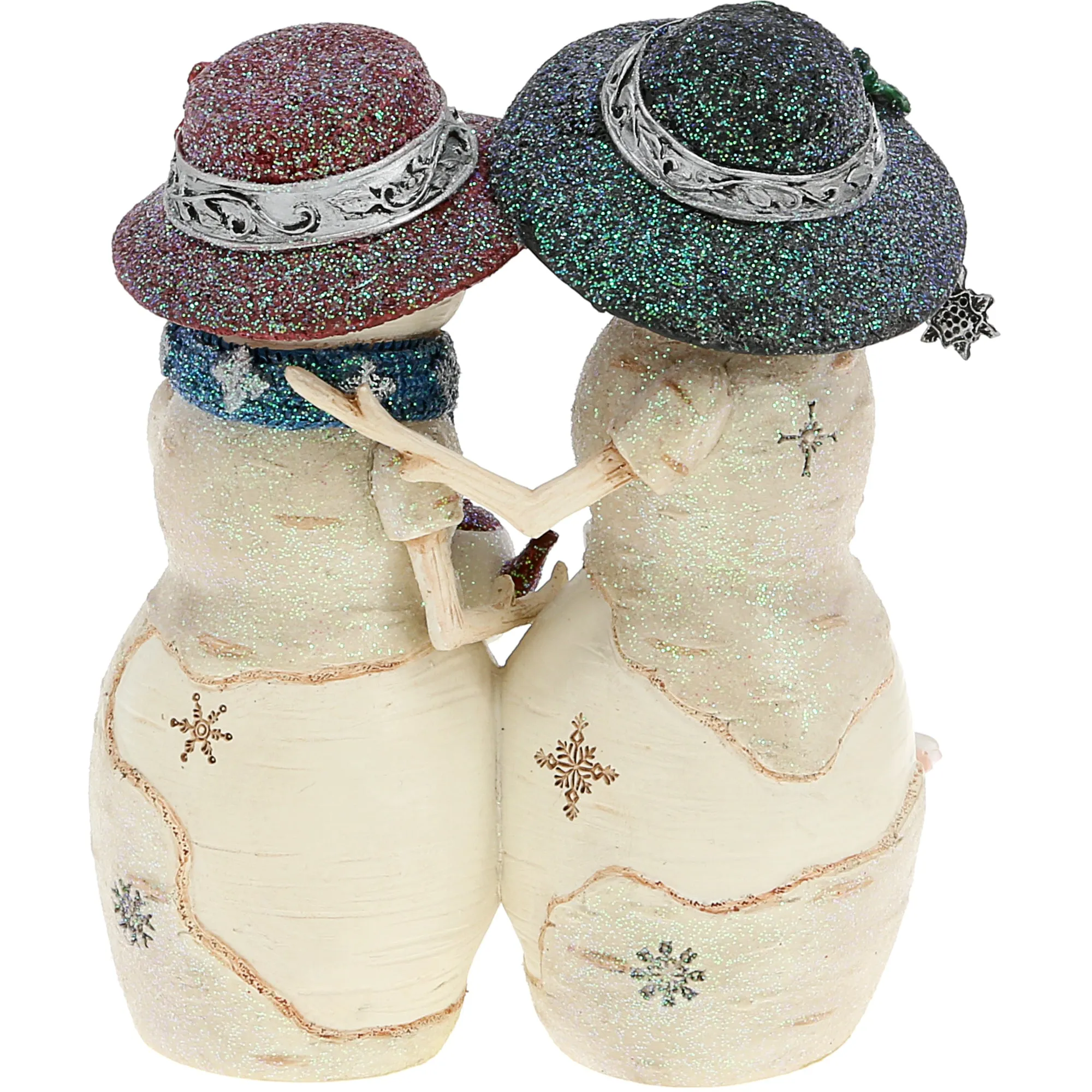 Fros-Tea Friends 4.5" Snowcouple Holding Teapot with Bunny