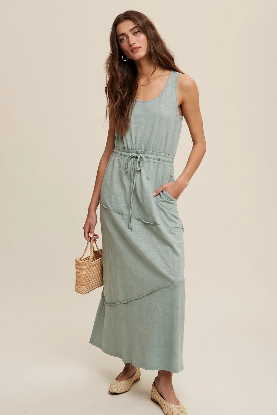 Gabrielle Terry Tank Maxi Dress