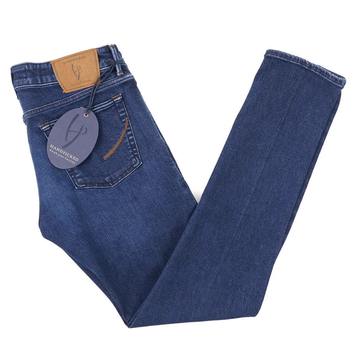 Handpicked 'Parma' Tapered-Fit Denim Jeans