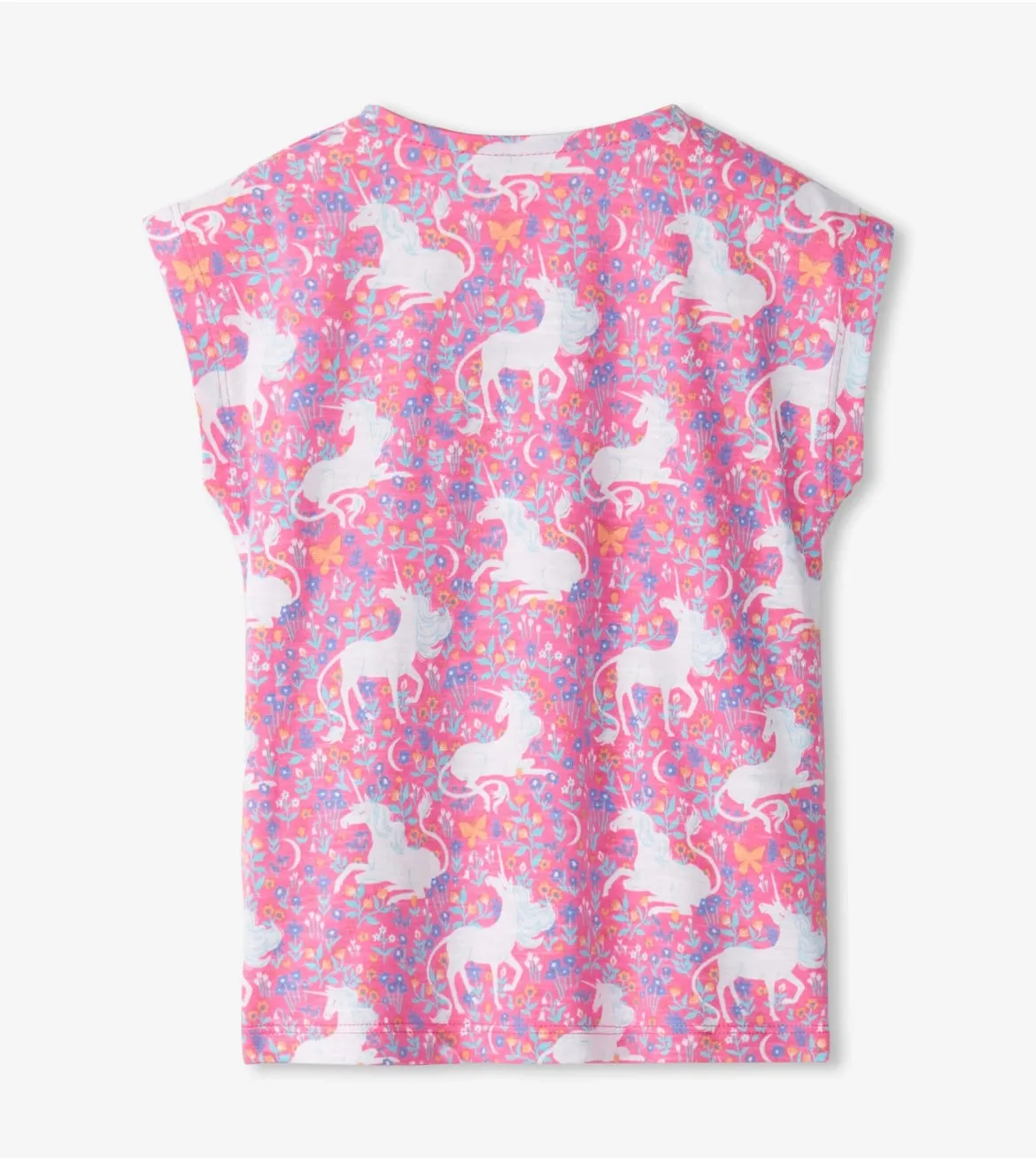 Hatley Baby Girls Floral Unicorn Tee