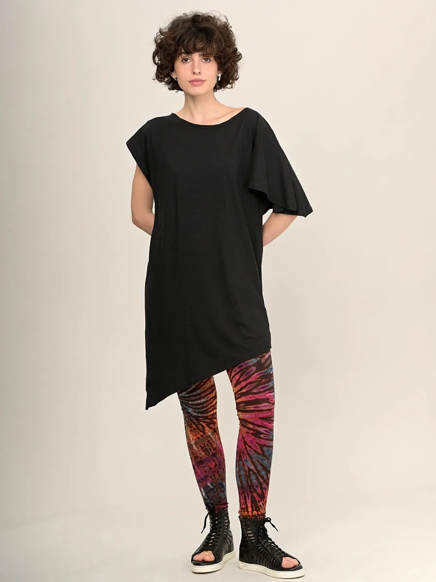 Hemp Organic Cotton Asymmetric T-Shirt - Long