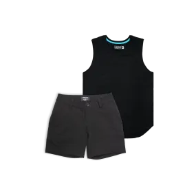 Hot Lap Short Obsidian   ActiviTANK Black