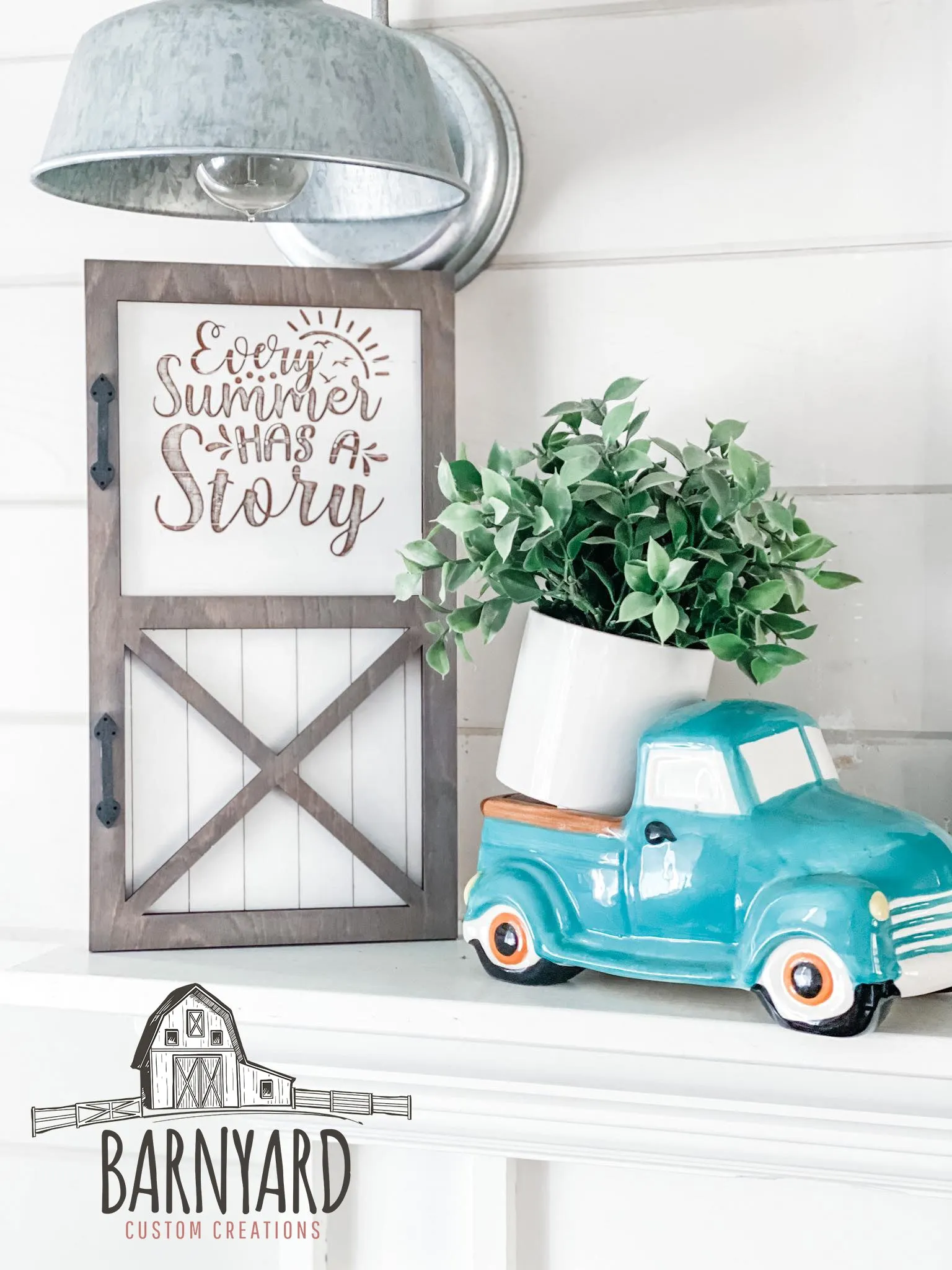 Interchangeable Seasonal Barn Door Signs