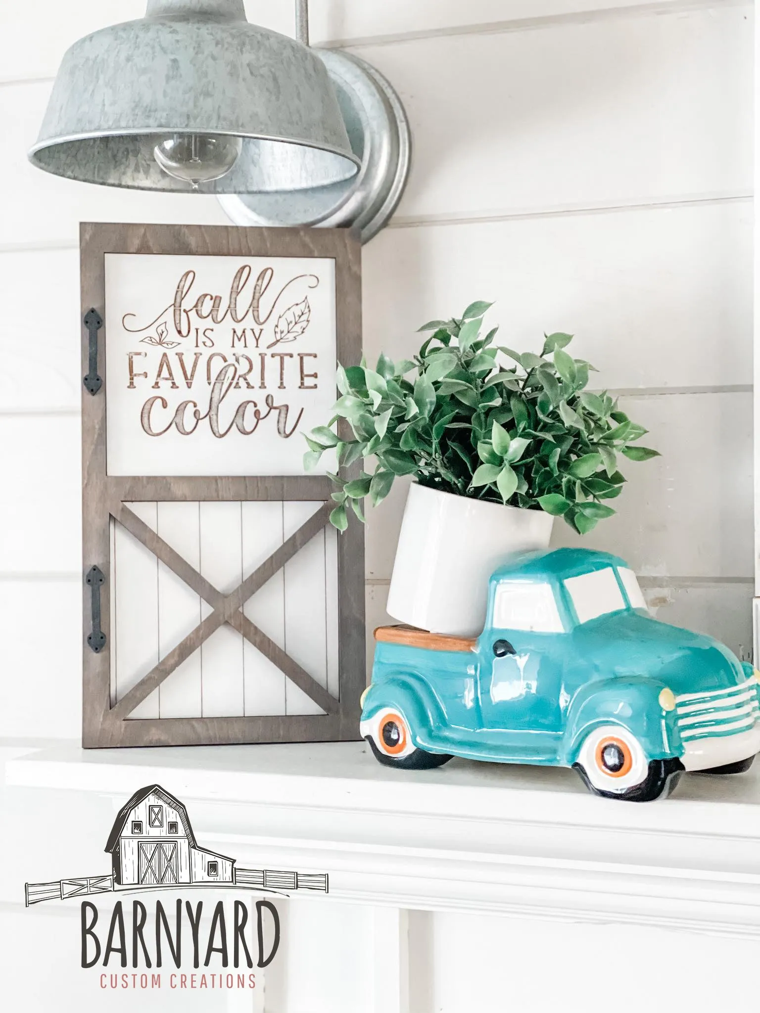 Interchangeable Seasonal Barn Door Signs