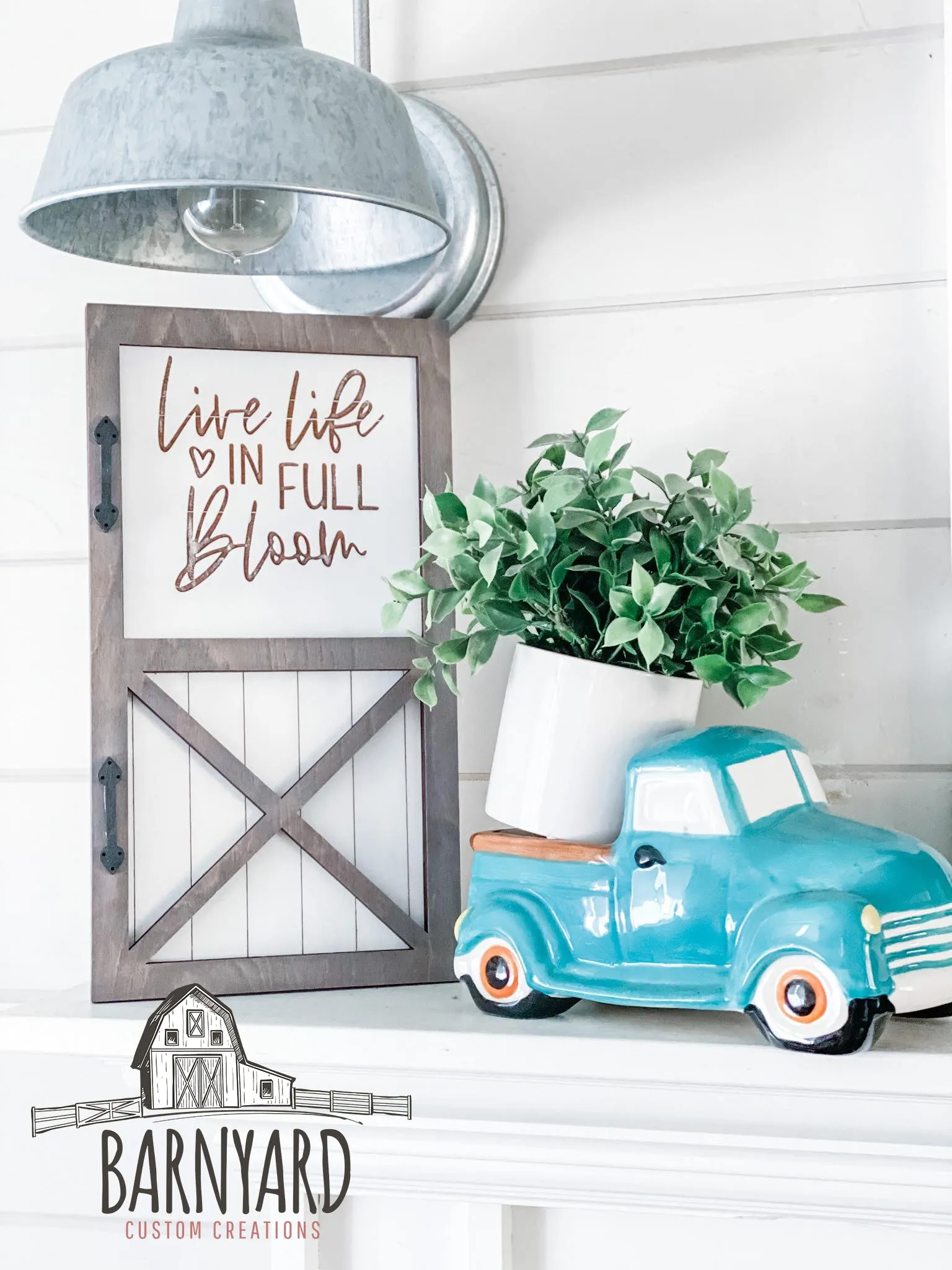 Interchangeable Seasonal Barn Door Signs