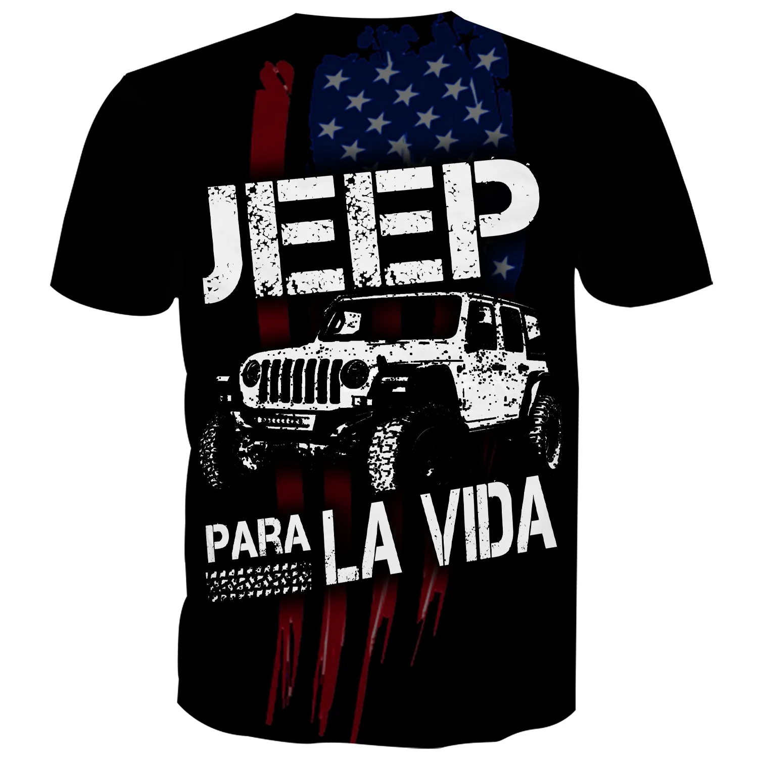 Jeep pour la vie - USA Flag