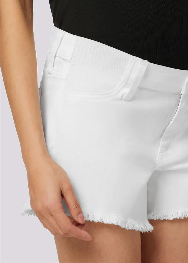 Joe's Jeans Ozzie Maternity Denim Shorts - White