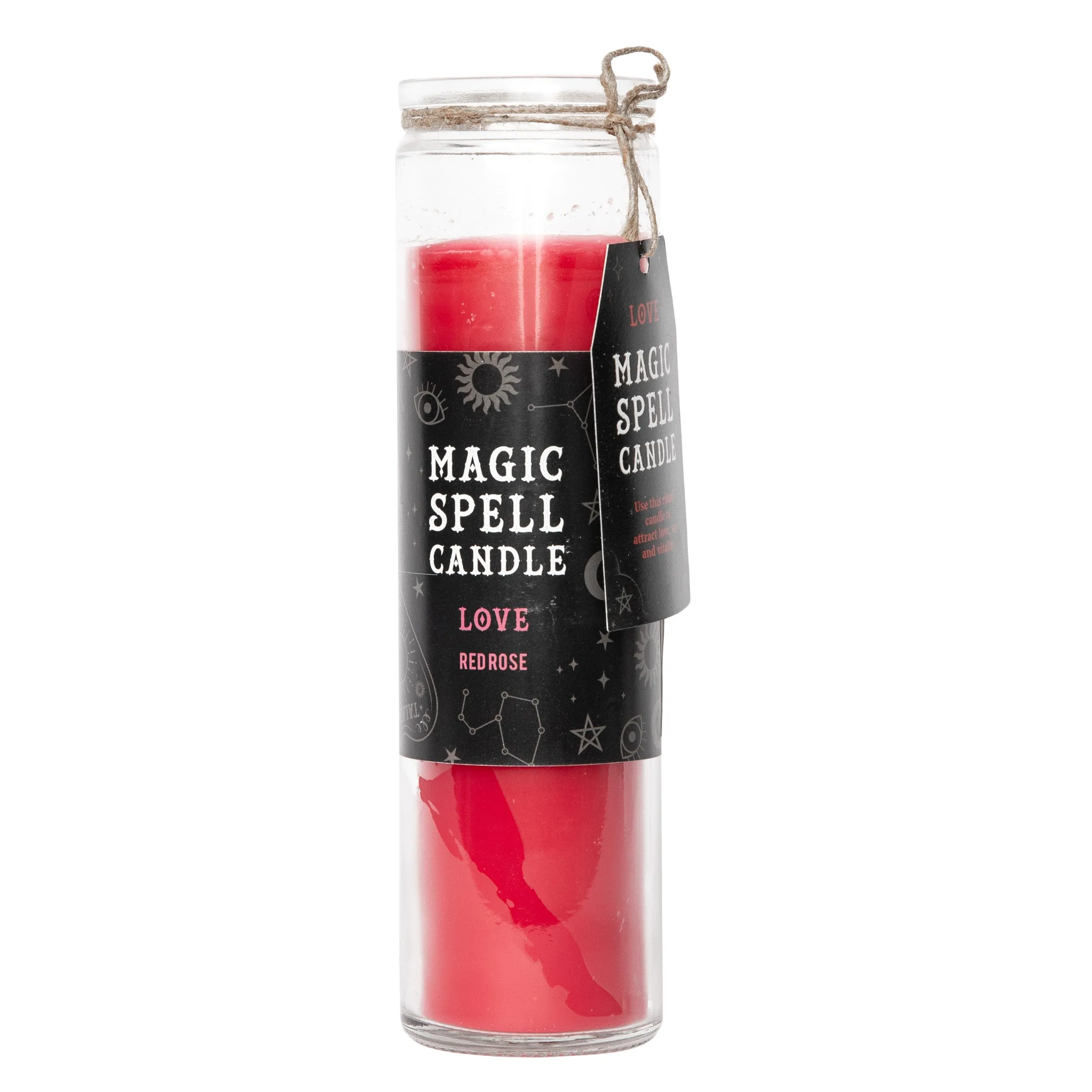 Love Magic Spell Candle Red Rose Scent