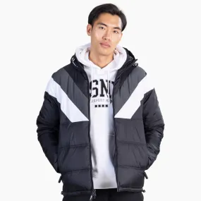 MEN'S COLOR BLOCKED WINTER JACKET