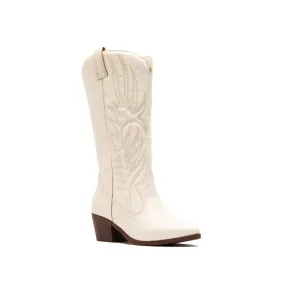 Off White Cowgirl Boot