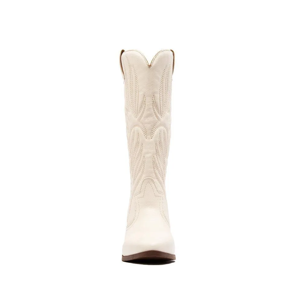 Off White Cowgirl Boot