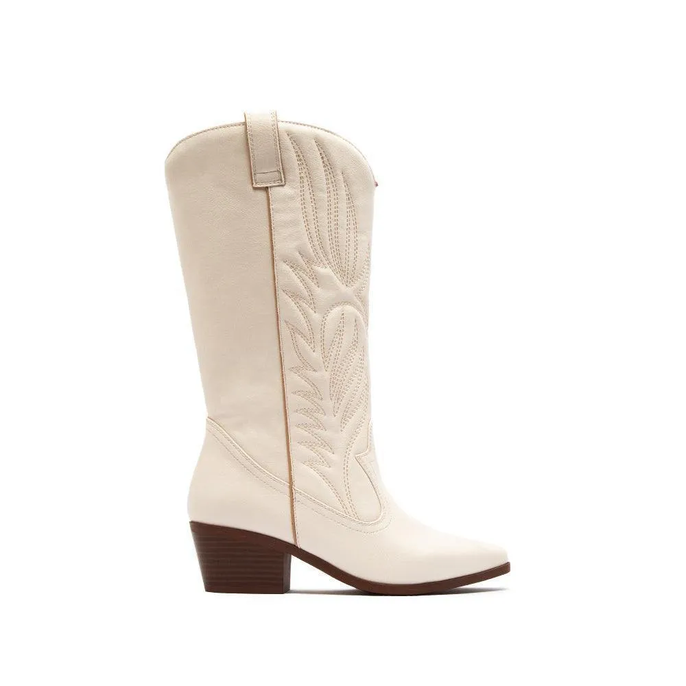 Off White Cowgirl Boot