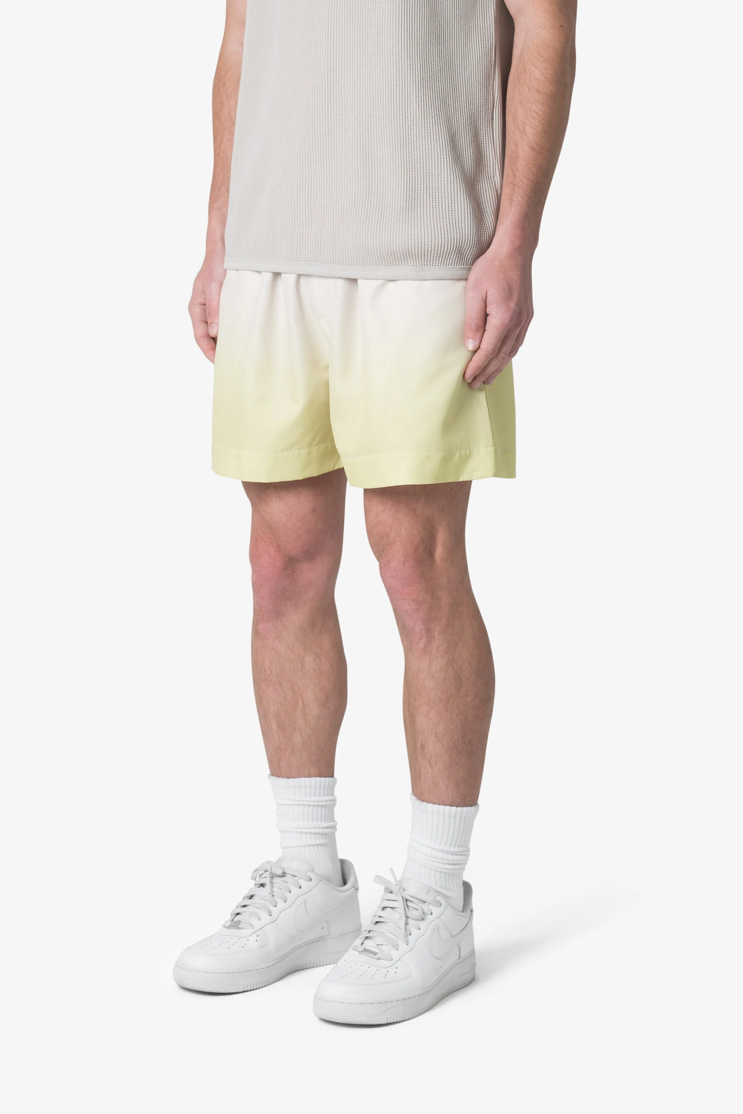 Ombre Summer Shorts - Light Yellow