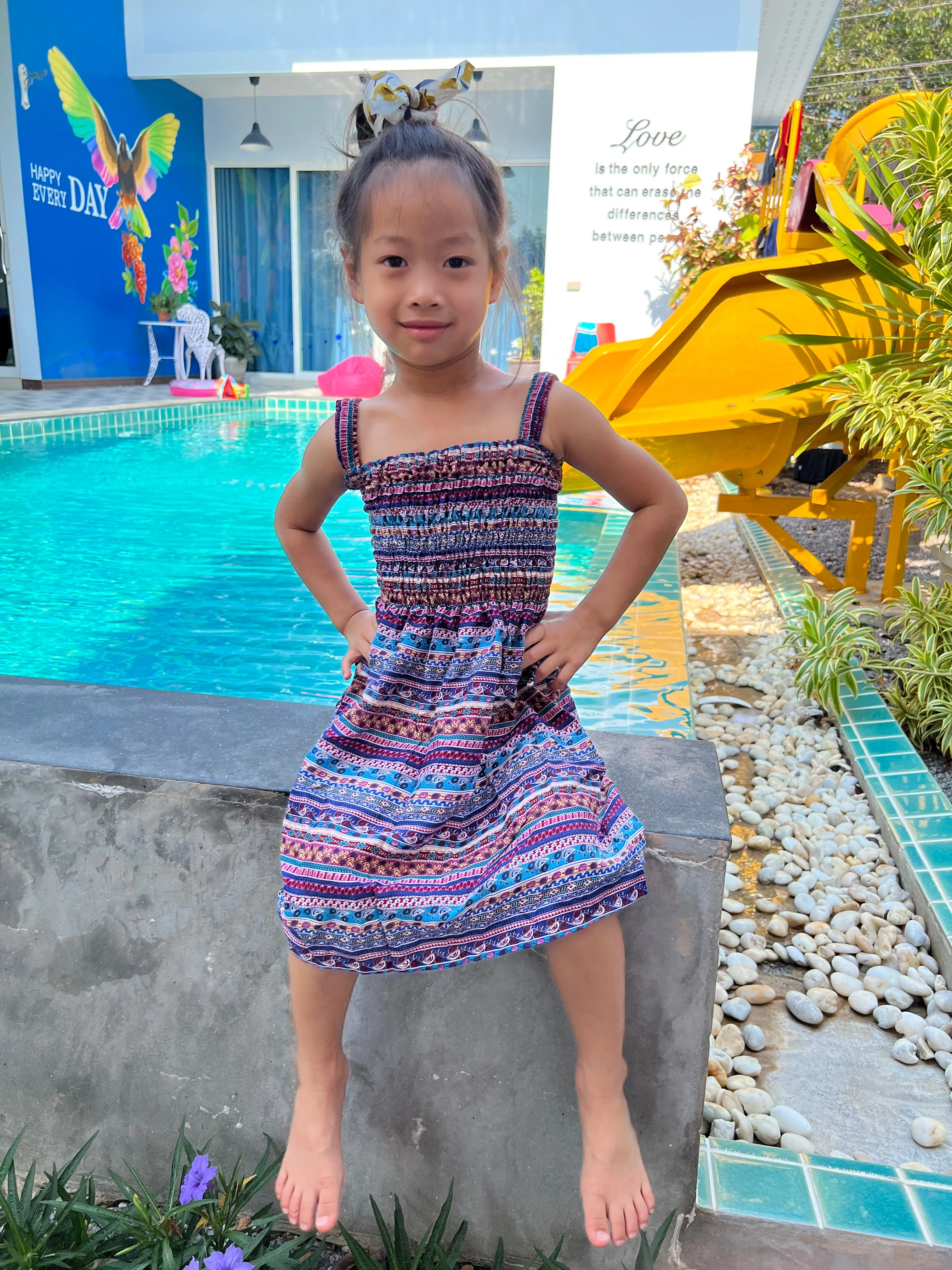 Paisley Muang Style Kids Summer Dress