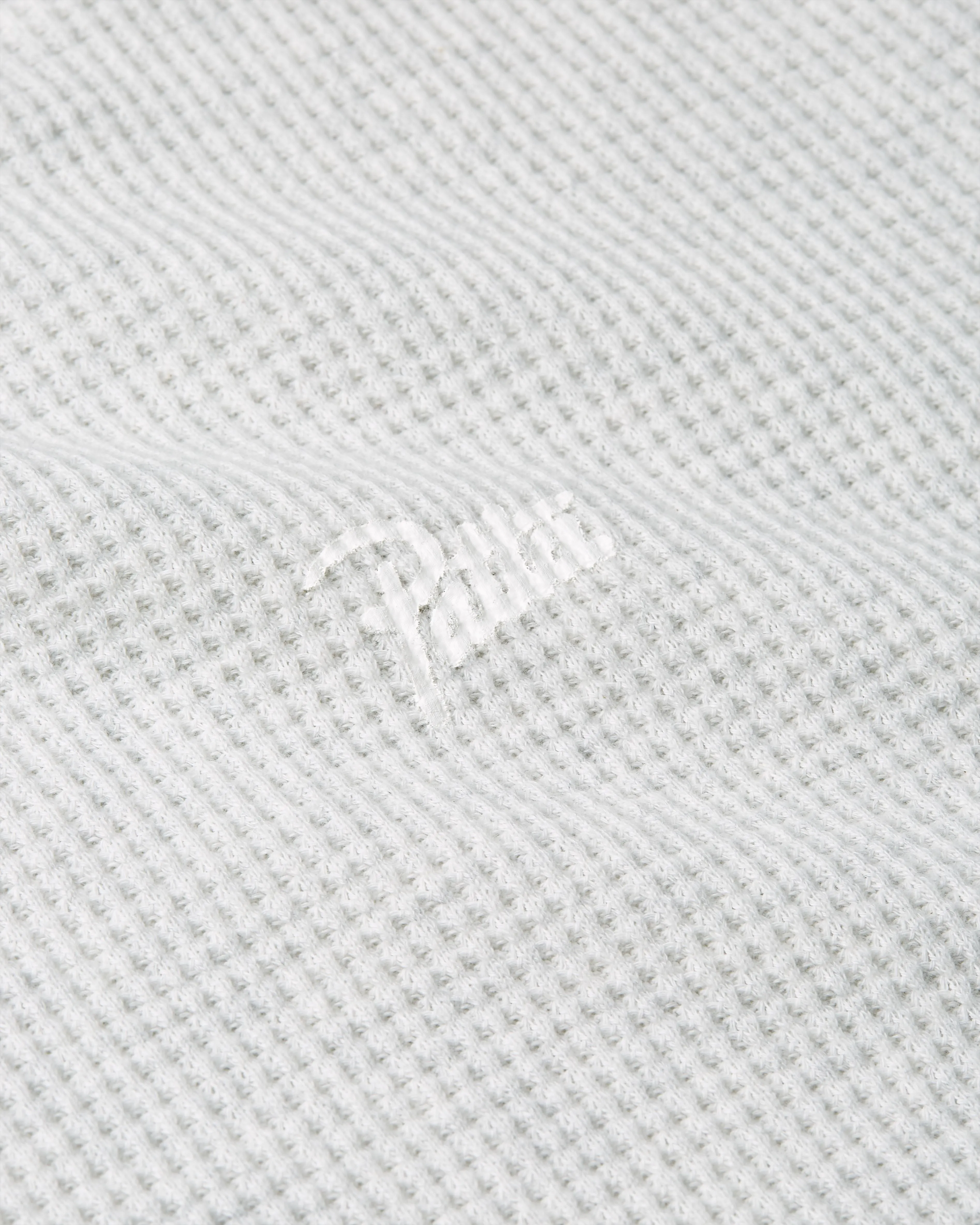 Patta Basic Waffle T-Shirt (Melange Grey)