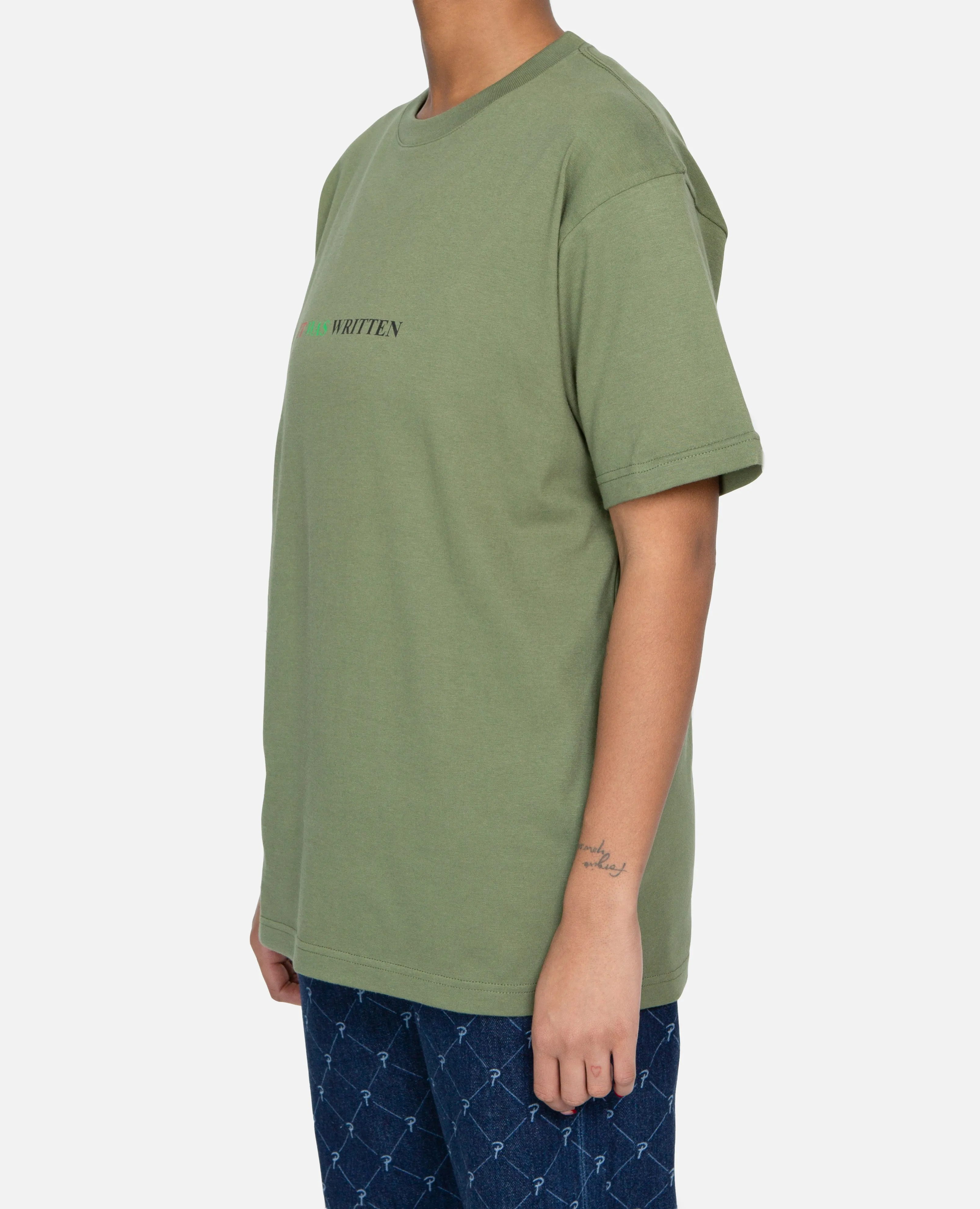 Patta It Was Written T-Shirt (Olivine)